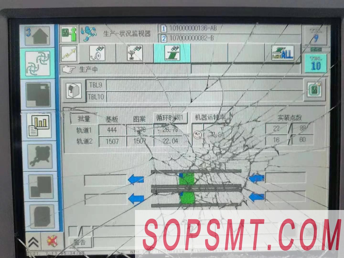 松下貼片機(jī)D3操作觸摸顯示屏自主維修